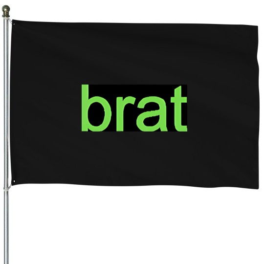 Discover Brat-T-Shirt-Logo House Flags