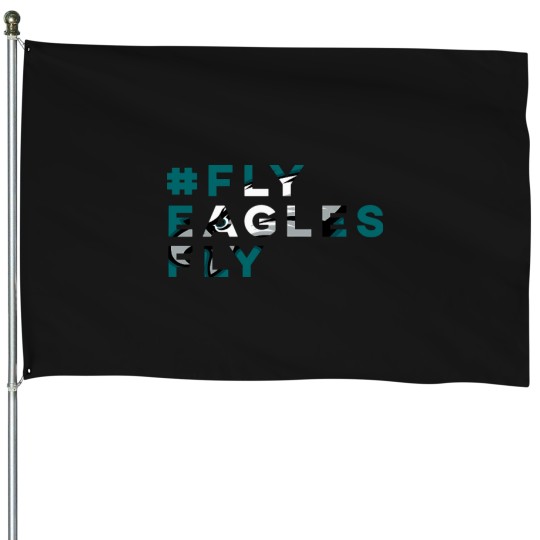 Discover Fly-Eagles-Fly-T-Shirt-(1) House Flags