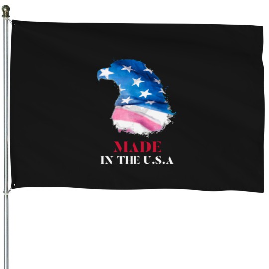 Discover Made-In-The-U.S.A T-Shirt House Flags
