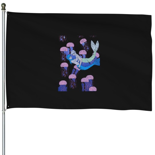 Discover Dramatical Mermaids .png House Flags
