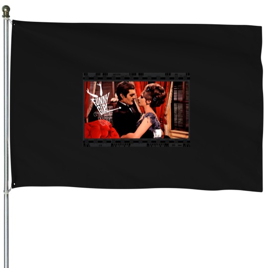 Discover Funny-Girl-Musical-Frame T-Shirt House Flags