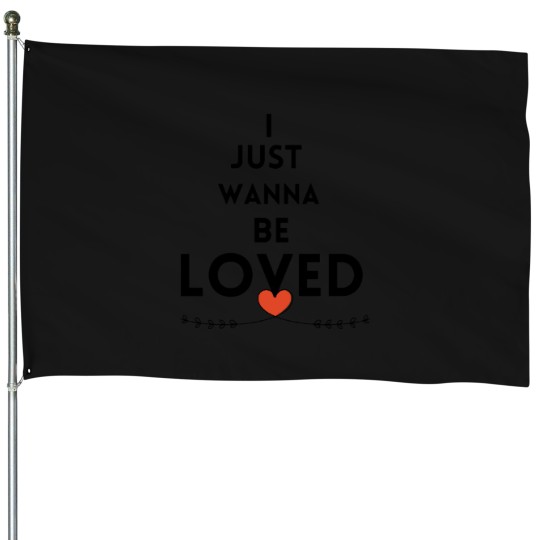 Discover I just wanna be loved qoute feeling let down cute sad panda, i wanna feeling love T-Shi House Flags