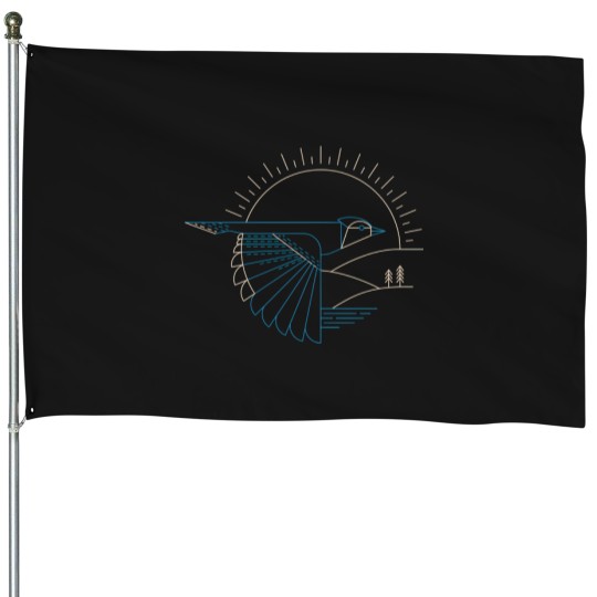Discover 1 Blue Jay House Flags