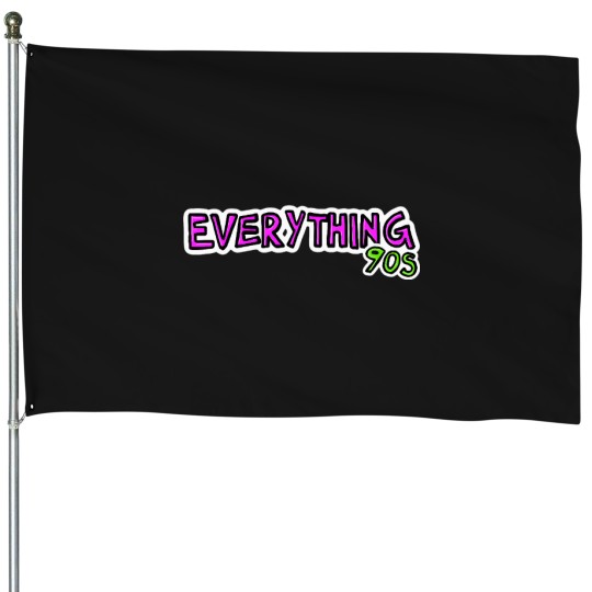 Discover 1933-Everything-90S-Podcast-Title-Logo T-Shirt House Flags