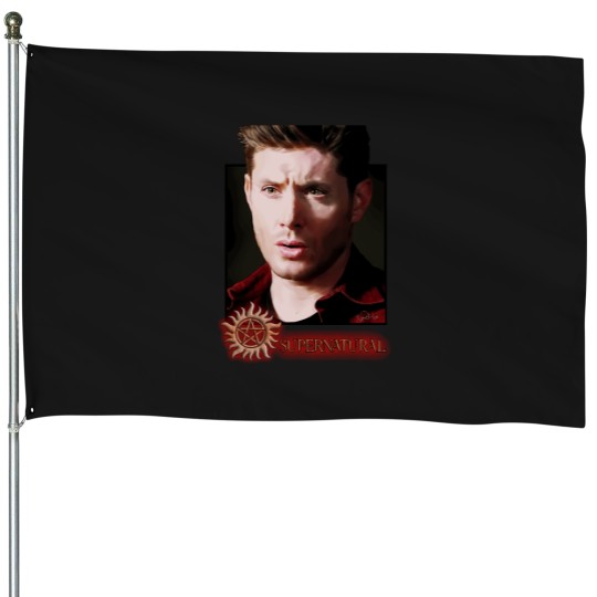 Discover 7537-Dean-Winchester-Active-T-Shirt House Flags