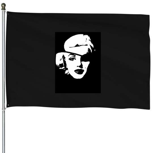 Discover Pirate-Marilyn T-Shirt House Flags
