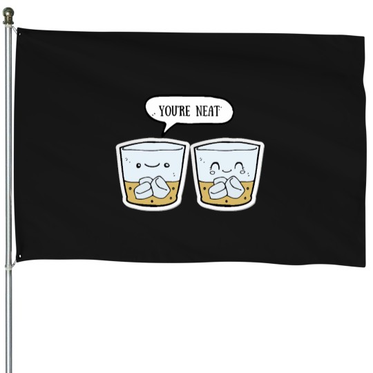 Discover You_re NeatWhiskey Joke House Flags