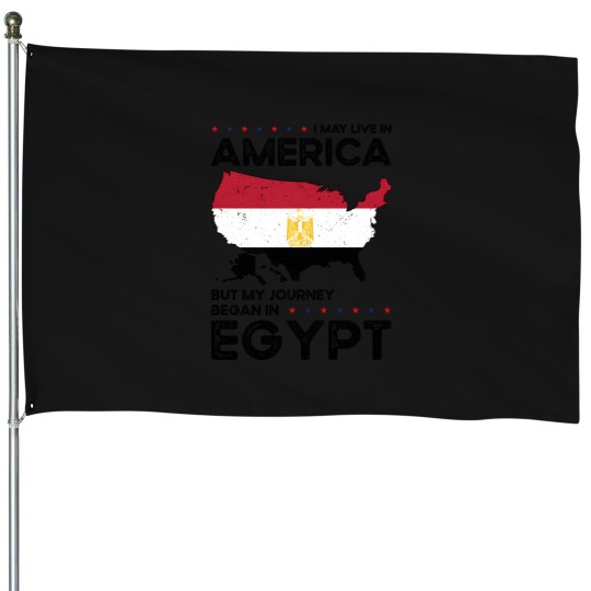 Discover Egyptian American Patriot Usa Grown Egypt Us Flag House Flags