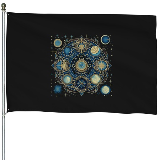 Discover Astral Wanderlust House Flags