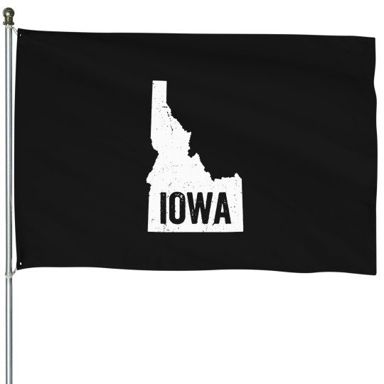 Discover Idaho-Iowa-Funny-Geography-Mix-Up-T-Shirt House Flags