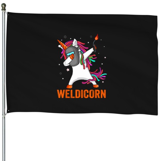 Discover Dabbing-Dance-Welding-T-Shirt House Flags