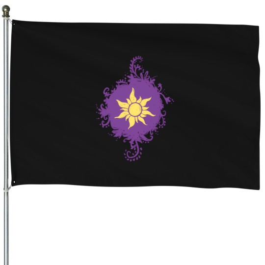 Discover Flower And Sun Static red  Celica T23 7gen House Flags