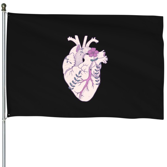 Discover Flower Heart Static red  Celica T23 7gen House Flags