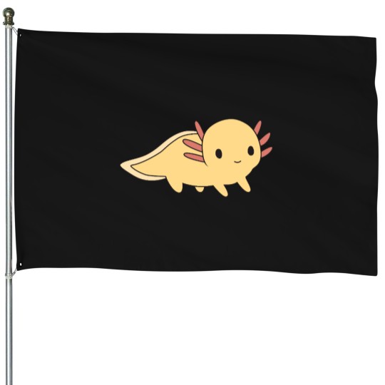 Discover Golden Axolotls Classic House Flags