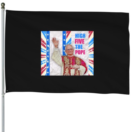 Discover High Five from the Pope Classic House Flags
