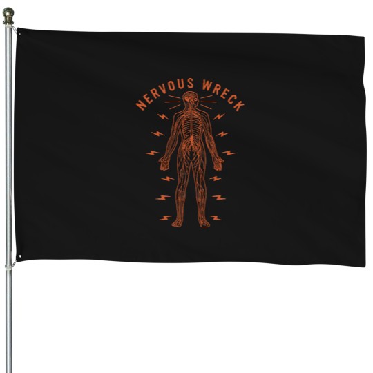 Discover Nervous Wreck House Flags