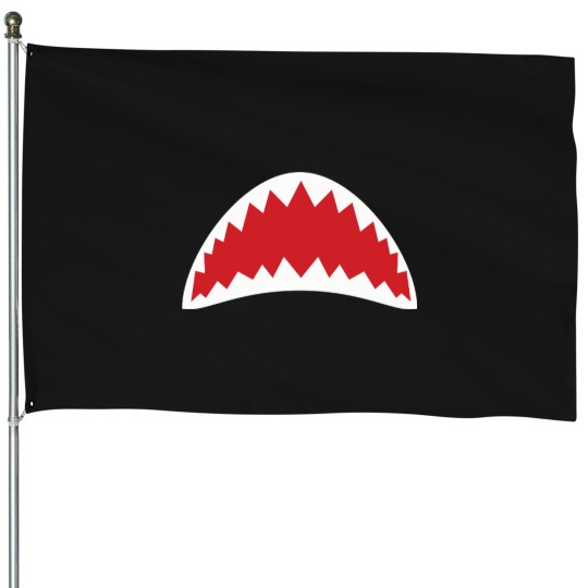 Discover Shark-Attack House Flags