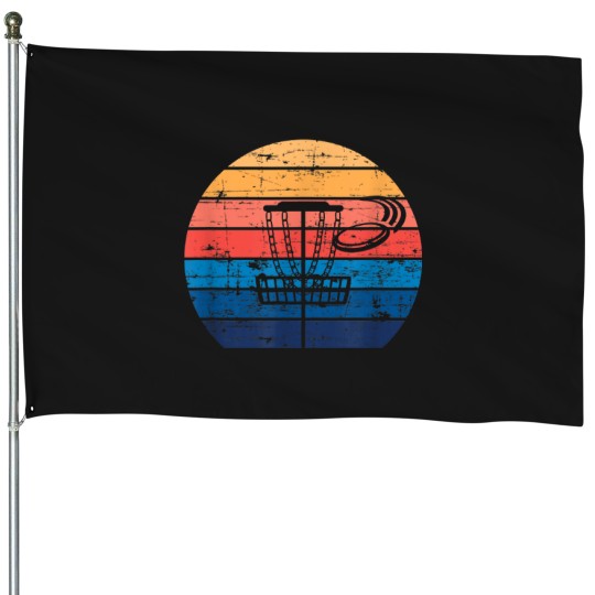Discover Retro Disc Golfing Gift Stupid Tree Frisbee Golf House Flags