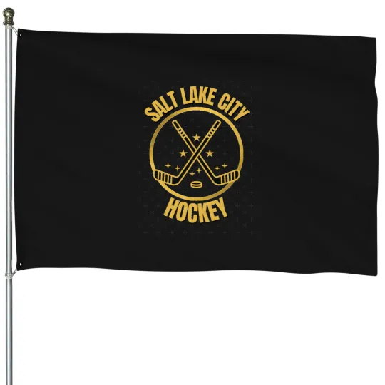 Discover Salt lakes City Utah Hockey Classic House Flags
