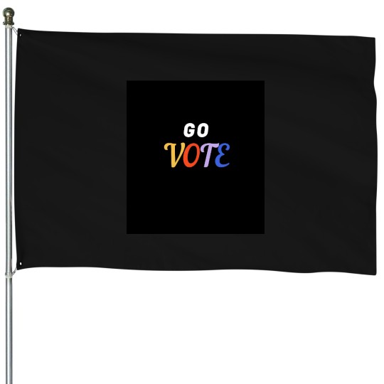 Discover 1562 Go Vote Sleeveless Top House Flags