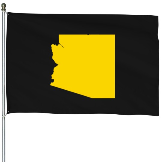 Discover Yellow-Arizonna-Design T-Shirt House Flags