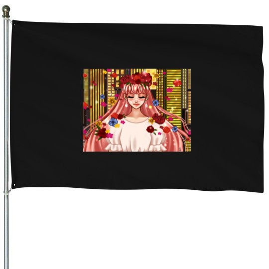 Discover Flower Parade House Flags