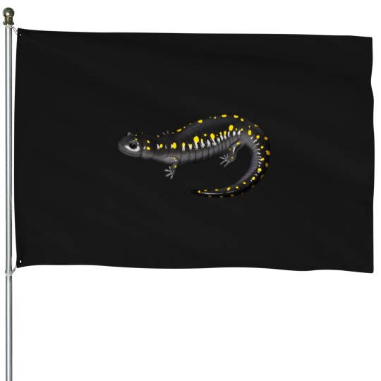Discover Spotted Salamander Premium House Flags