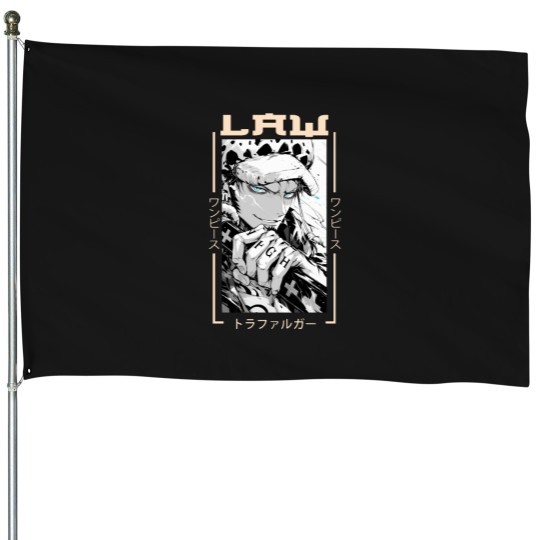 Discover Trafalgar Law - One pieces Classic House Flags