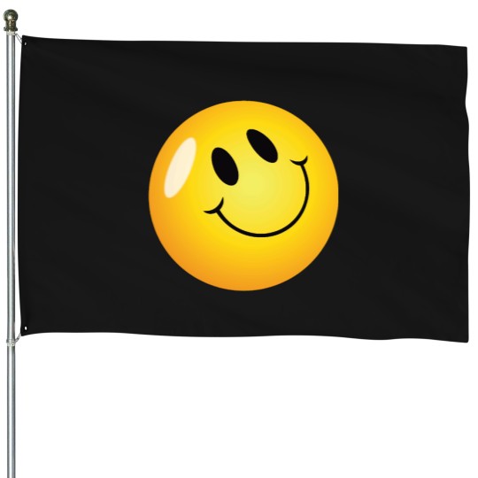 Discover Always happy Classic House Flags