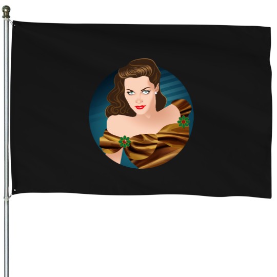 Discover Yvonne De Carlo Zizanie Wild Cows Freedom51 House Flags