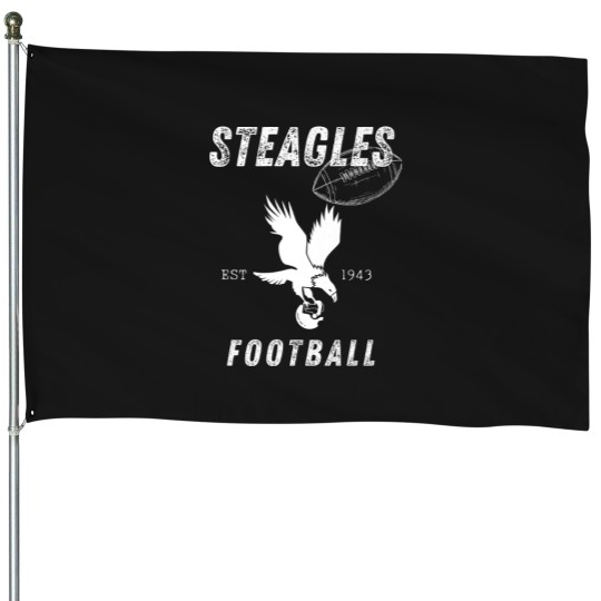 Discover Steagles Football Est 1943 PhilPhit Combine Team House Flags
