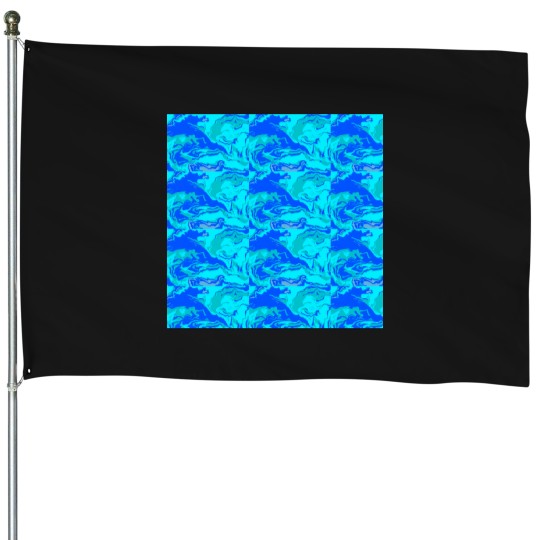 Discover 6296 Tranquil Waves Of The Ocean A-Line Dress House Flags