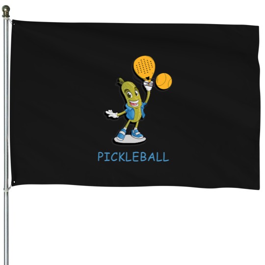Discover Funny Pickleball quote tennis cool Pickleball House Flags