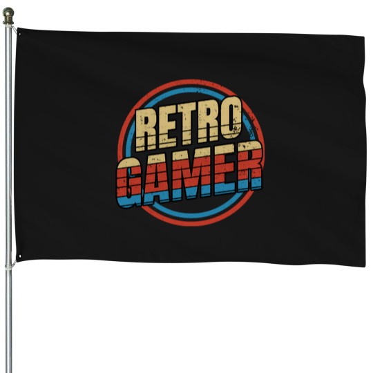 Discover Retro-Gamer-(2) House Flags