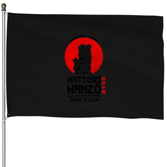 Discover Hattori Hanzo (1) Stay Positive House Flags