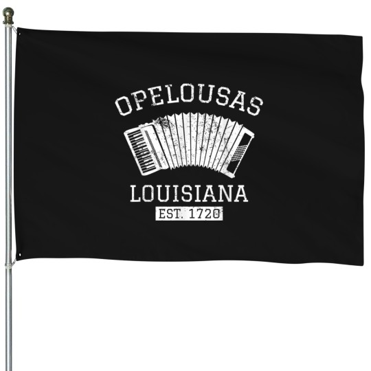 Discover zydeco creole cajun opelousas louisiana House Flags