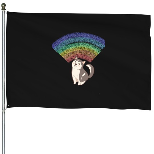 Discover Rainbowdogg House Flags