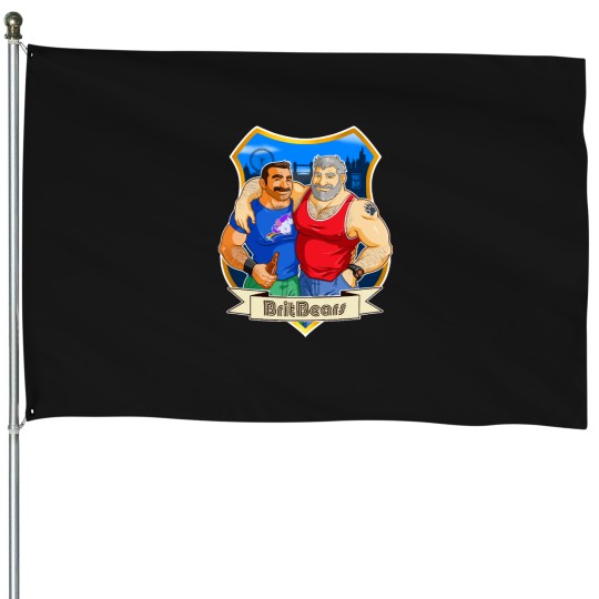 Discover BRITBEARS -  BritBears Member Design Oversized House Flags