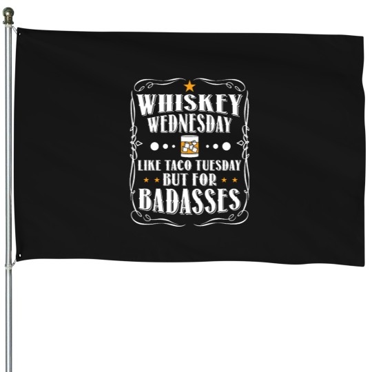Discover Whiskey Wednesday Oversized House Flags