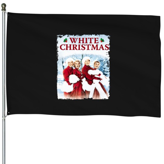 Discover My Life white christmas House Flags