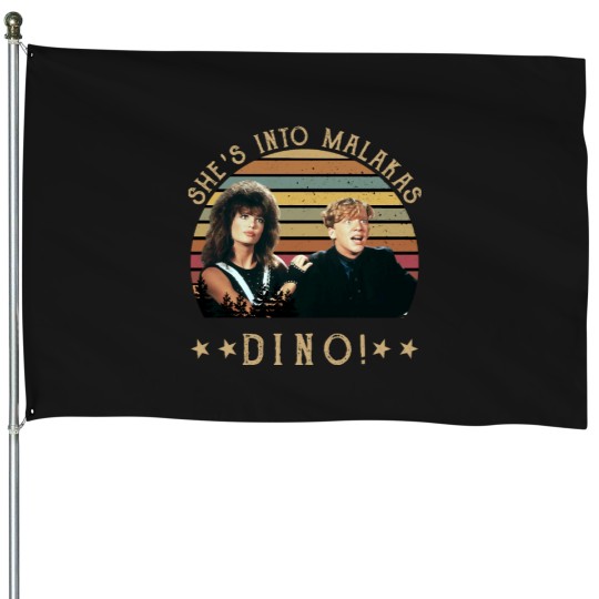 Discover Zocoshi She's Into Malakas Dino House Flags