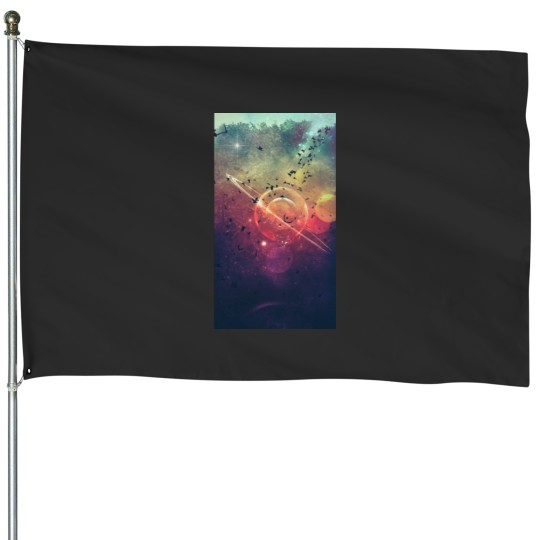 Discover Atmosphere planet sky House Flags