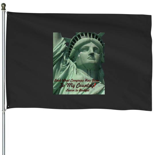 Discover Statue of Liberty Crying House Flags