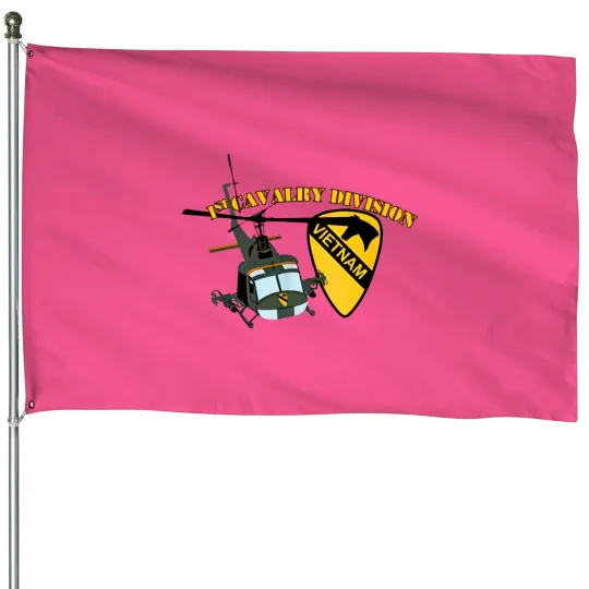 Discover 1st Cavalry Division - Vietnam - 1st Cavalry Division - Baseball Caps House Flags