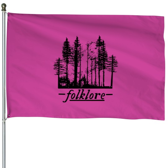 Discover Folklore Themed House Flag for Folklore Fans