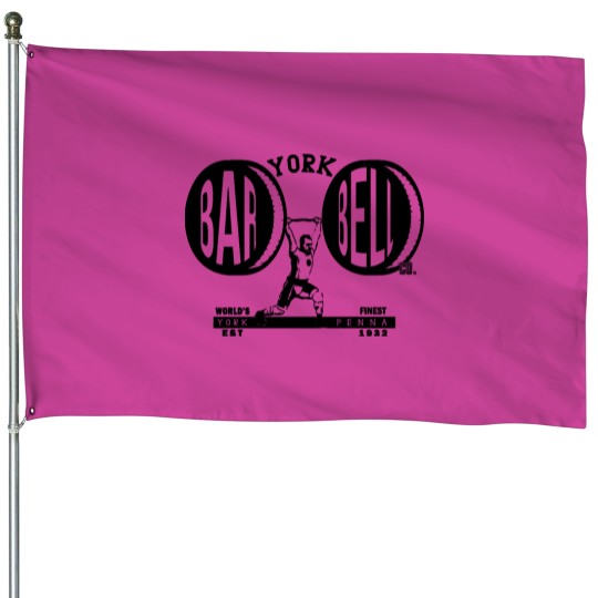 Discover York Barbell Club House Flags