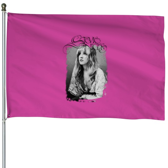 Discover Stevie Nicks Fleetwood Mac 1970's Rock N Roll Band Concert House Flags