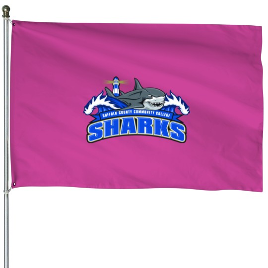 Discover Suffolk Community College Sharks House Flags