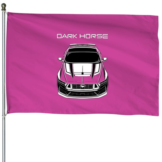 Discover Mustang Dark Horse 2024 House Flags