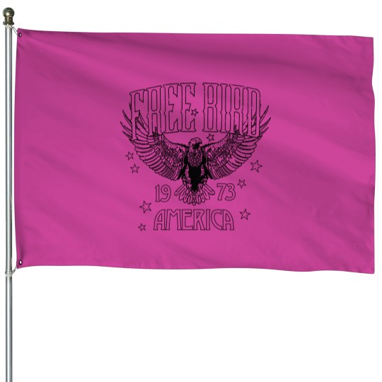 Discover Free Bird Boho House Flag